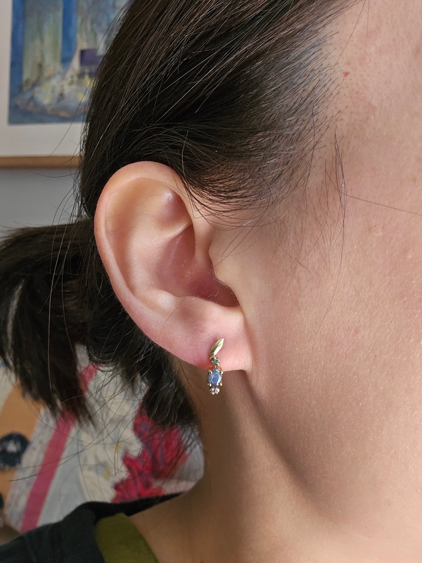 Natural Alexandrite Earrings
