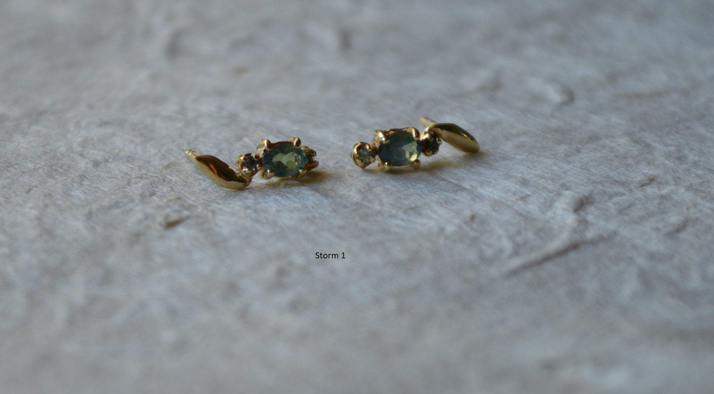 Natural Alexandrite Earrings