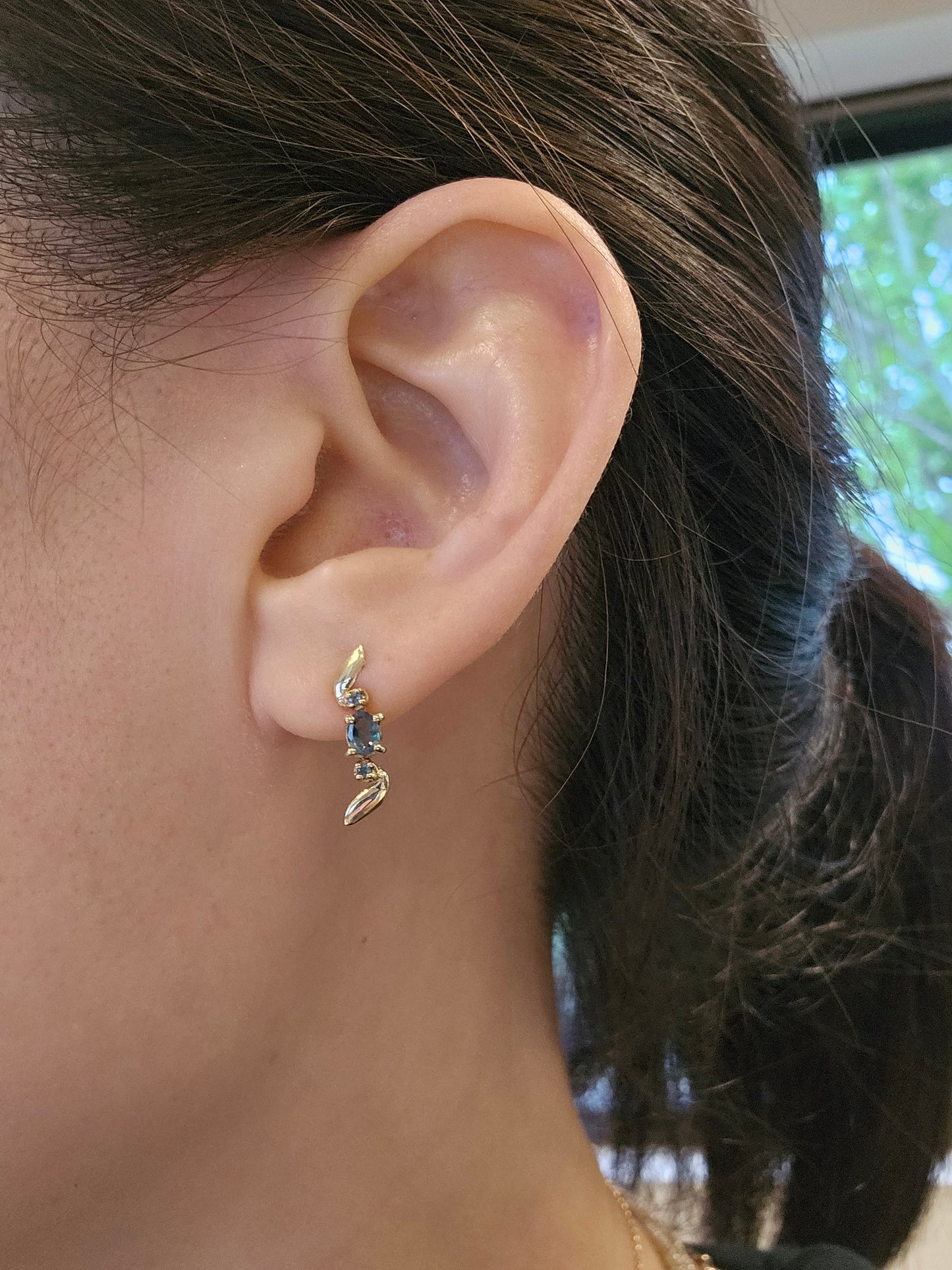 Custom Natural Alexandrite Earrings