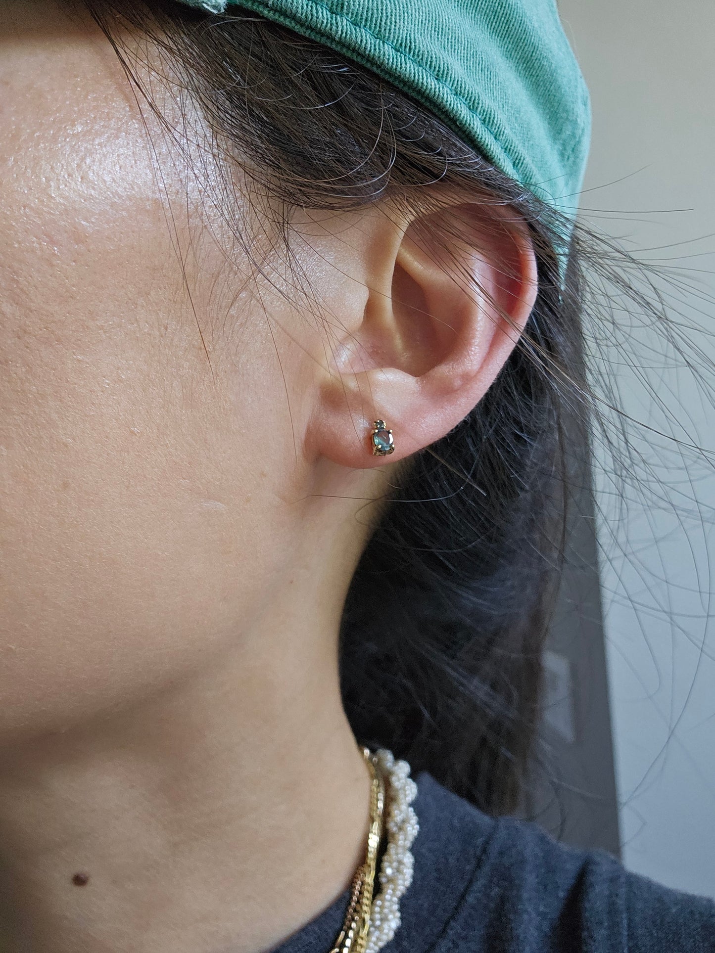 Custom Natural Alexandrite Earrings