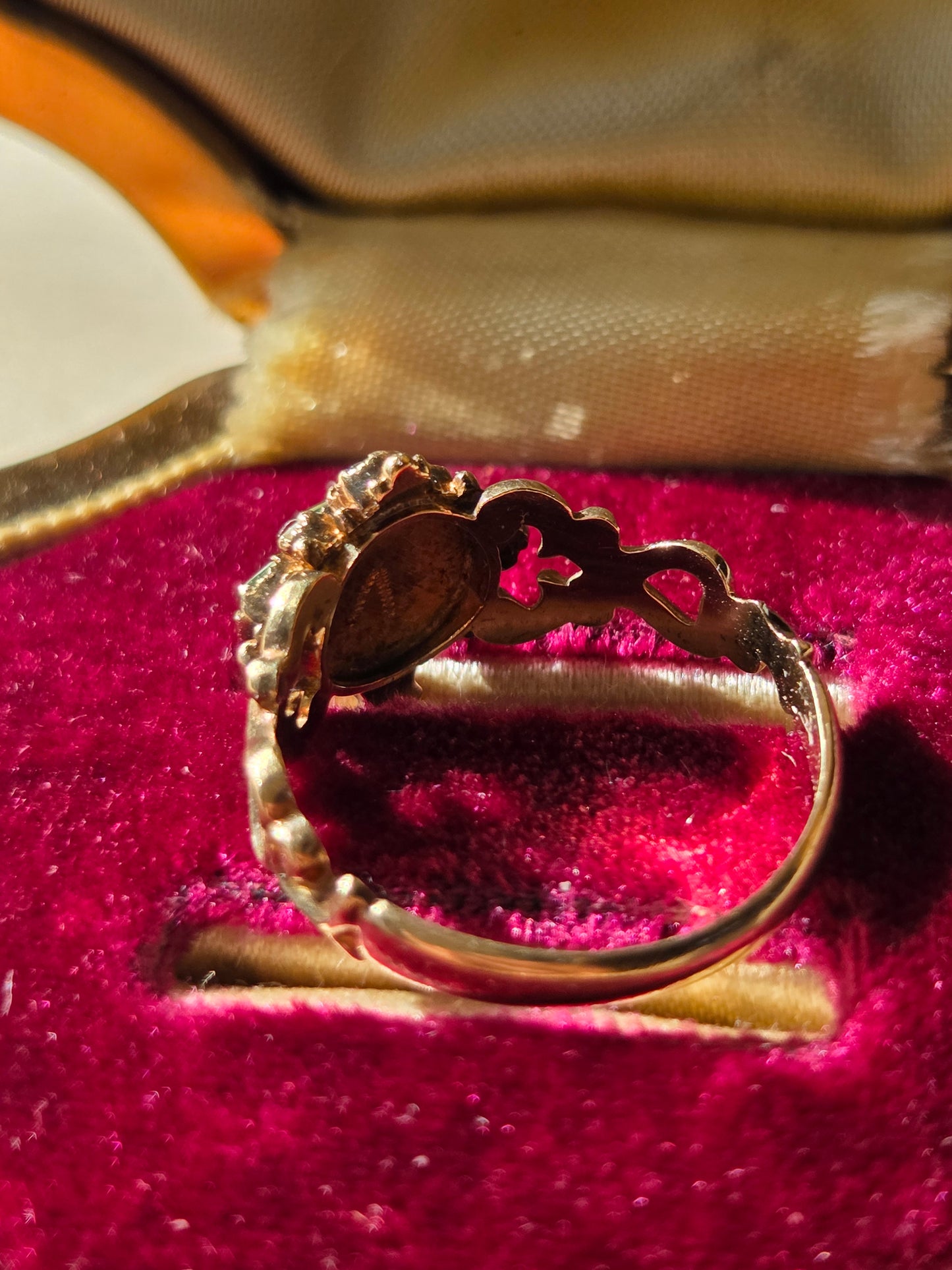 Victorian Revival Emerald and Diamond Ring