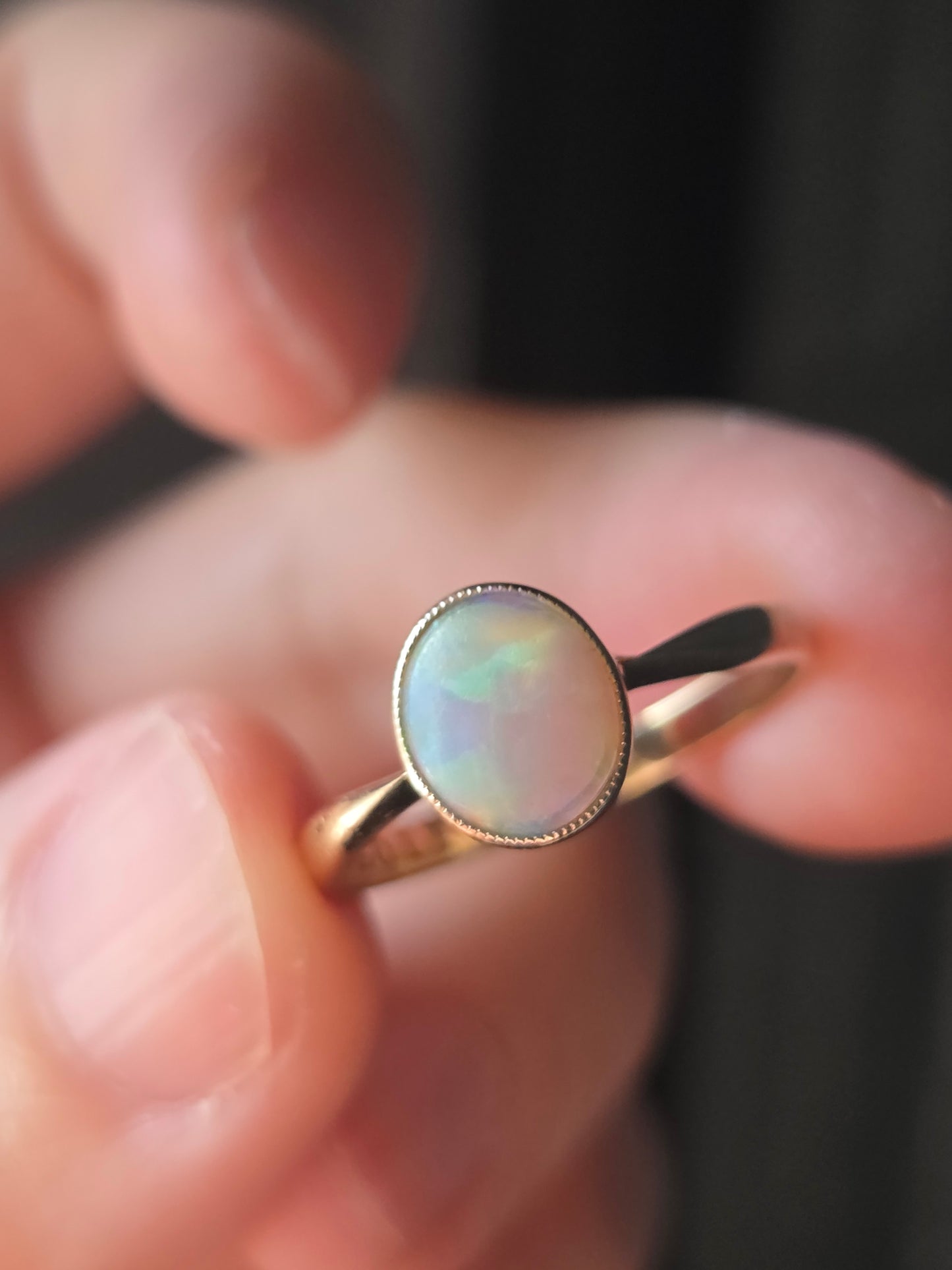 Opal 14k Yellow Gold Ring