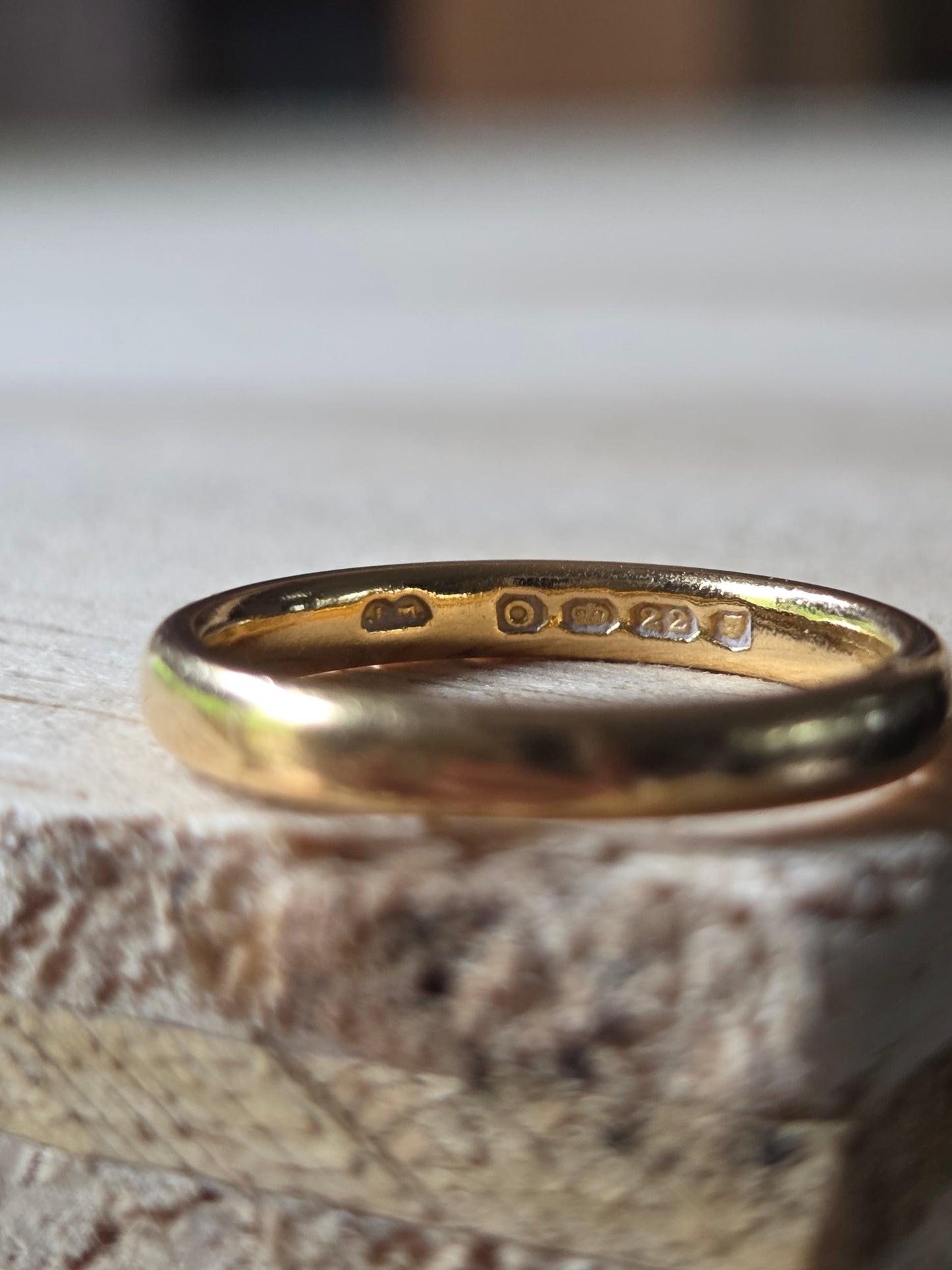 22k Vintage 1940s Gold Wedding Bands