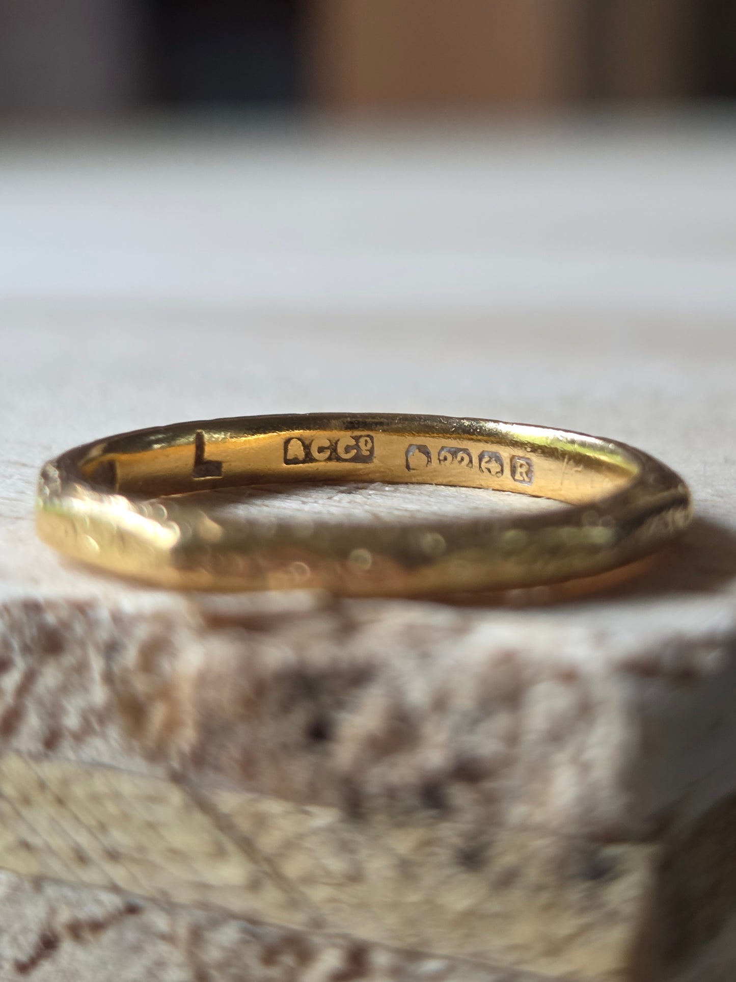 22k Vintage 1940s Gold Wedding Bands