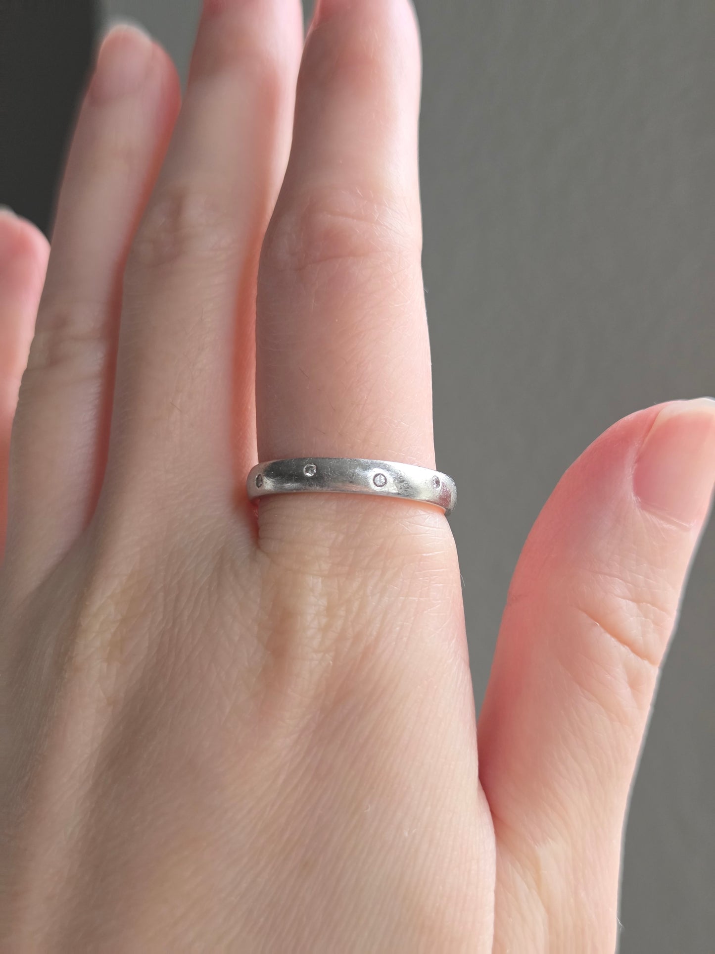 Platinum Diamond 3.5mm Band