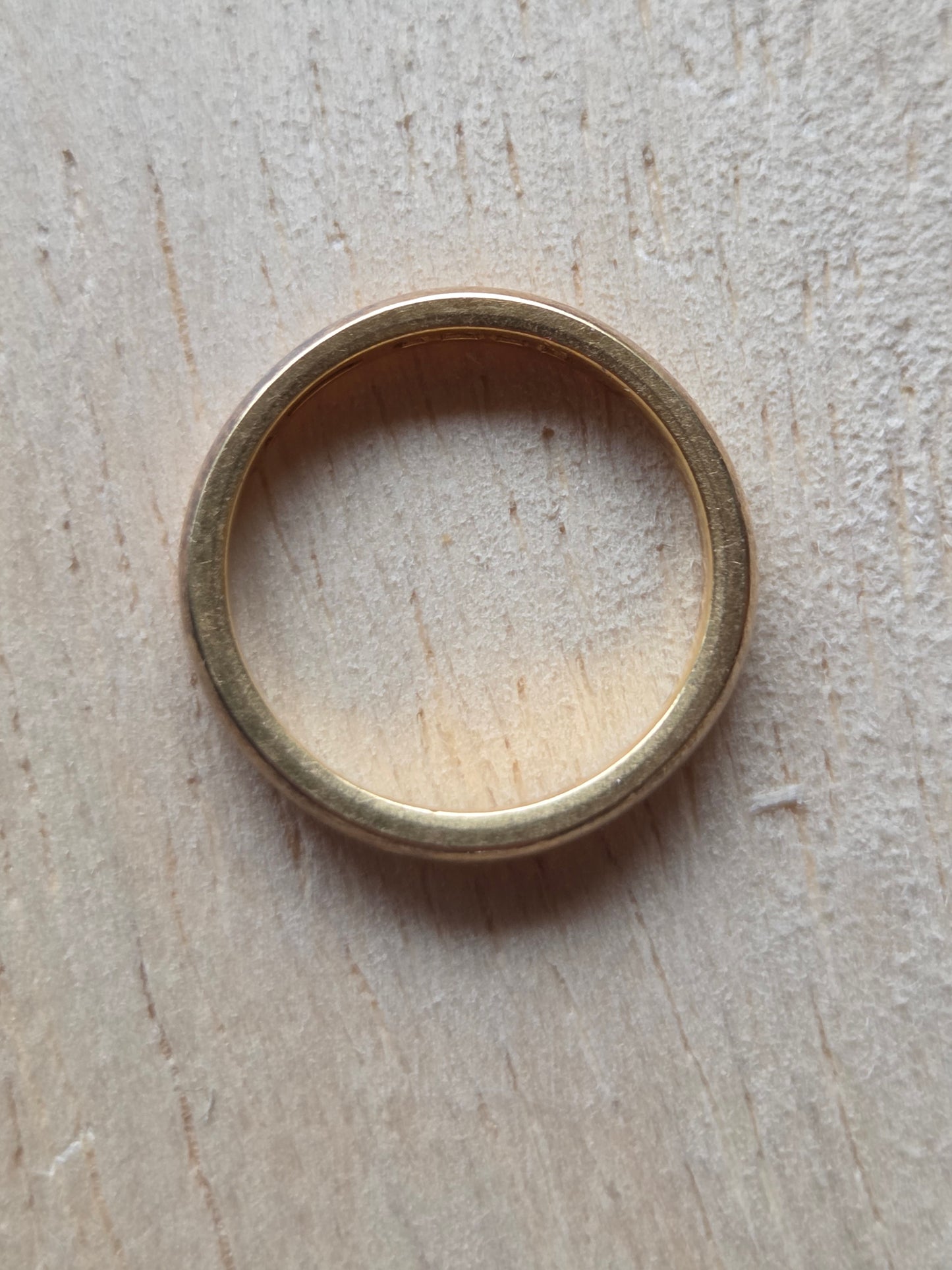 22k Gold Victorian 1855 Wedding Band