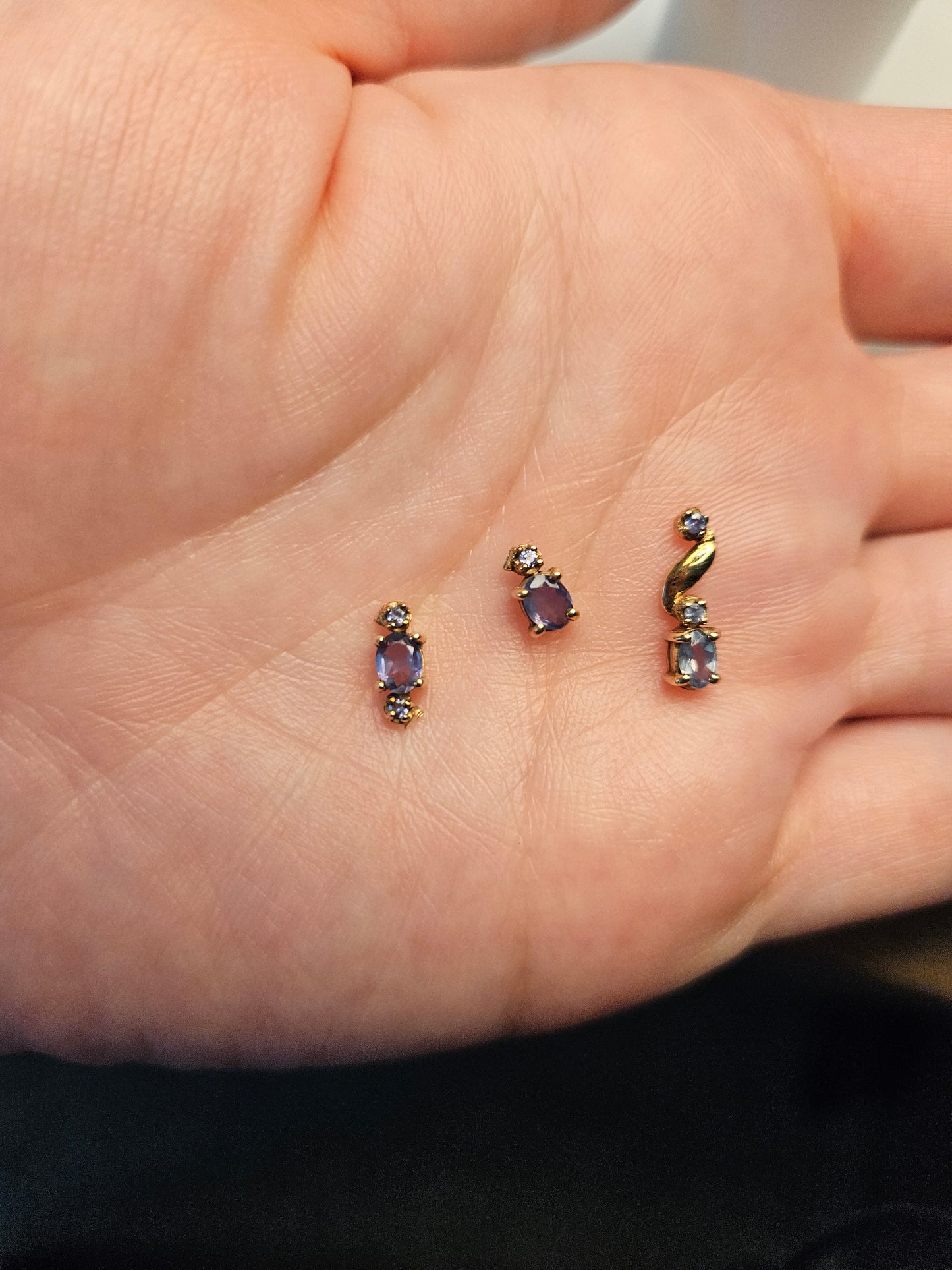 Custom Natural Alexandrite Earrings